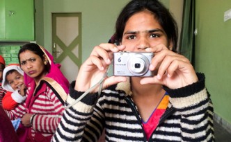 Basic photography course for women in the "Vocational Center" in Jhag.