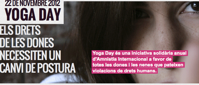 Yoga Day pels drets humans – Amnistia Internacional