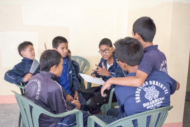 © Clara.Go-Folktales workshop a Srongtsen Bhrikuti Boarding High School.