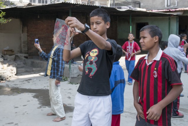 © Clara.Go-- IPlastic and cartoons at New Nepal Society Centre Children home