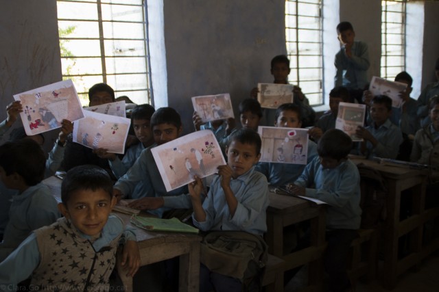 © Clara.Go The Bubble Project a Ganga Secondary School, Tesinge (Mangalsen, Achcham district)