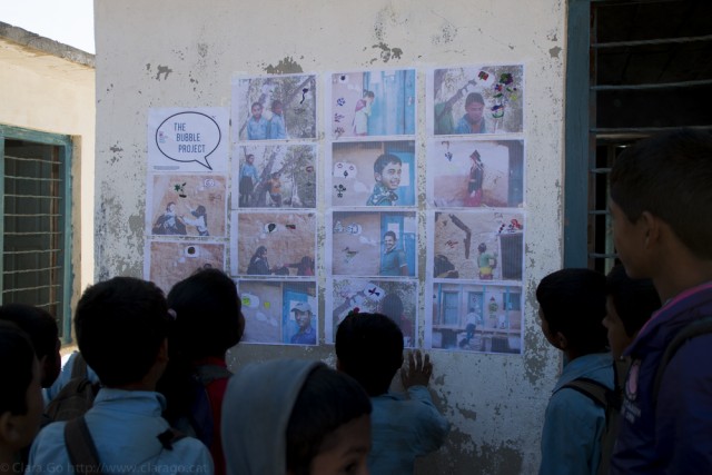 © Clara.Go The Bubble Project a Ganga Secondary School, Tesinge (Mangalsen, Achcham district)