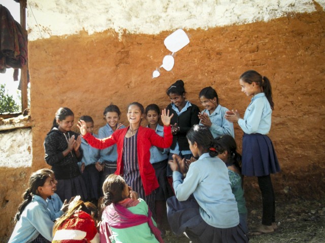 © Clara.Go The Bubble Project a Ganga Secondary School, Tesinge (Mangalsen, Achcham district)