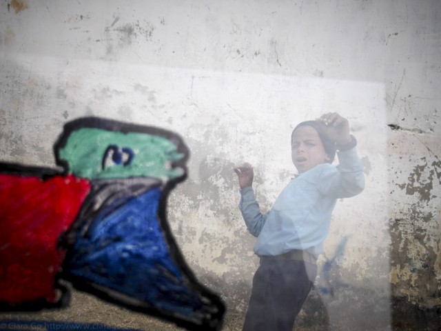 © Clara.Go--Plastic & Cartoons a Ganga Secondary School, Tesinge (Mangalsen, Achcham district)