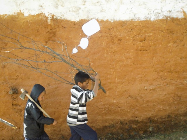 © Clara.Go The Bubble Project a Ganga Secondary School, Tesinge (Mangalsen, Achcham district)