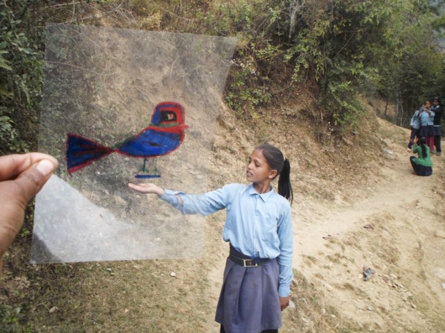 © Clara.Go--Plastic & Cartoons a Ganga Secondary School, Tesinge (Mangalsen, Achcham district)