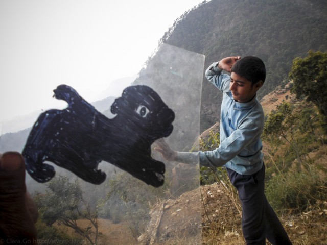 © Clara.Go--Plastic & Cartoons a Ganga Secondary School, Tesinge (Mangalsen, Achcham district)