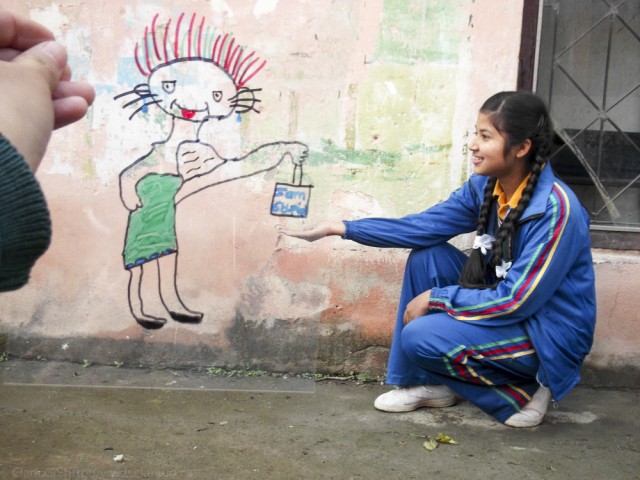 © Clara.Go - Pastic and cartoons a Martyrs’ Memorial School - Class6 & 7- Kathmandu