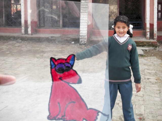 © Clara Go - Plastic and cartoons a Martyrs’ Memorial School - Class4 & 5- Kathmandu