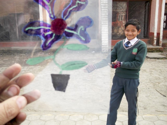 © Clara Go - Plastic and cartoons a Martyrs’ Memorial School - Class4 & 5- Kathmandu