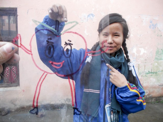 © Clara.Go - Pastic and cartoons a Martyrs’ Memorial School - Class6 & 7- Kathmandu